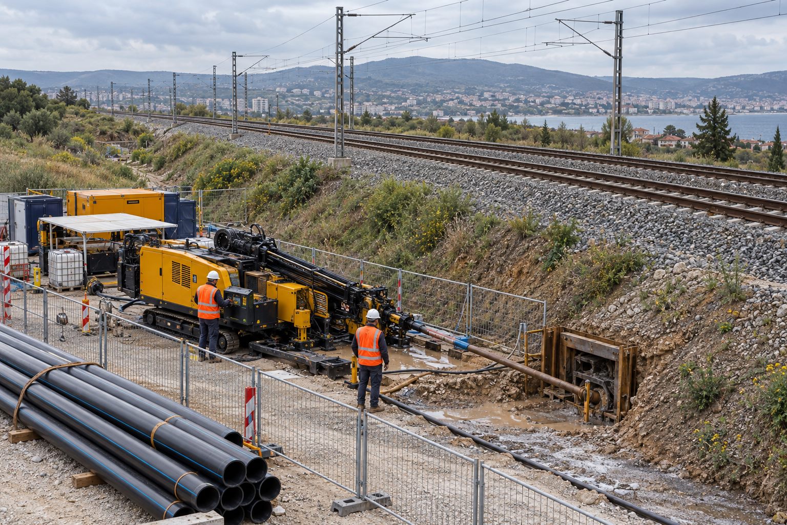 Demiryolu Altı Geçiş Uygulamaları saha uygulaması